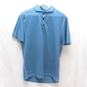 lululemon athletica Blue Polo Shirt
